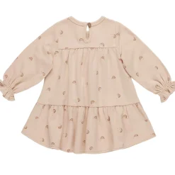 Tiered Jersey Dress in Rainbows by Quincy Mae