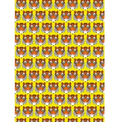 Tiger Face Gift Wrap by Bex Parkin for Earlybird Designs