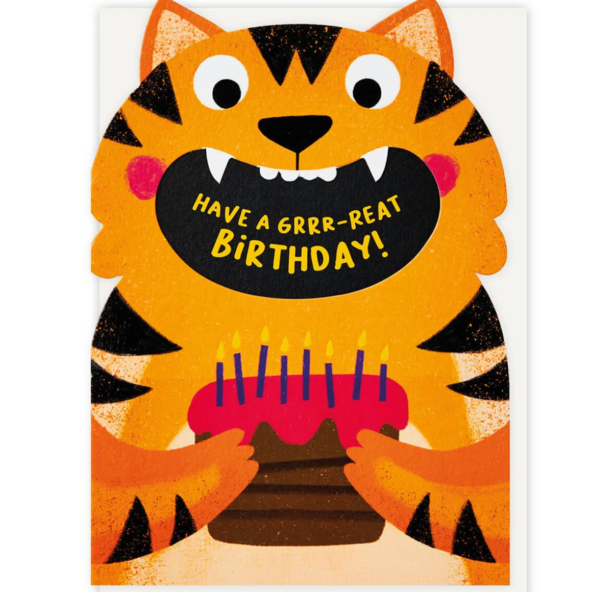 Tiger Great Birthday Greetings Card by Stormy Knight