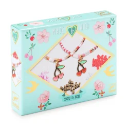 Tila And Cherries You And Me Twin Bracelets Craft Kit by Djeco