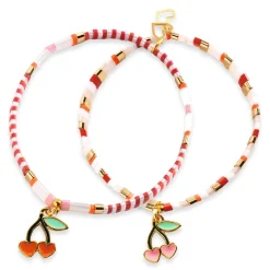 Tila And Cherries You And Me Twin Bracelets Craft Kit by Djeco