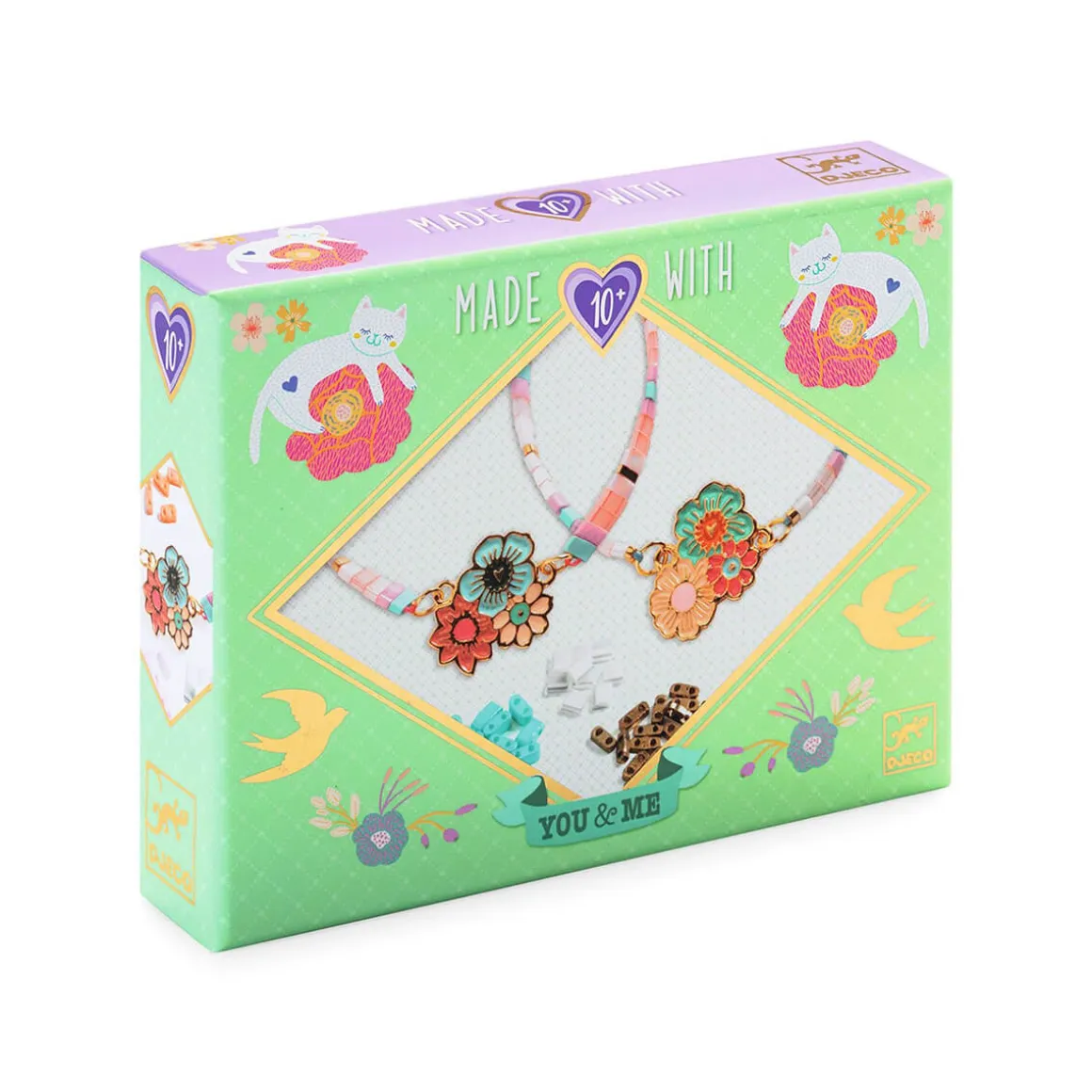 Tila And Flowers You And Me Twin Bracelets Craft Kit by Djeco