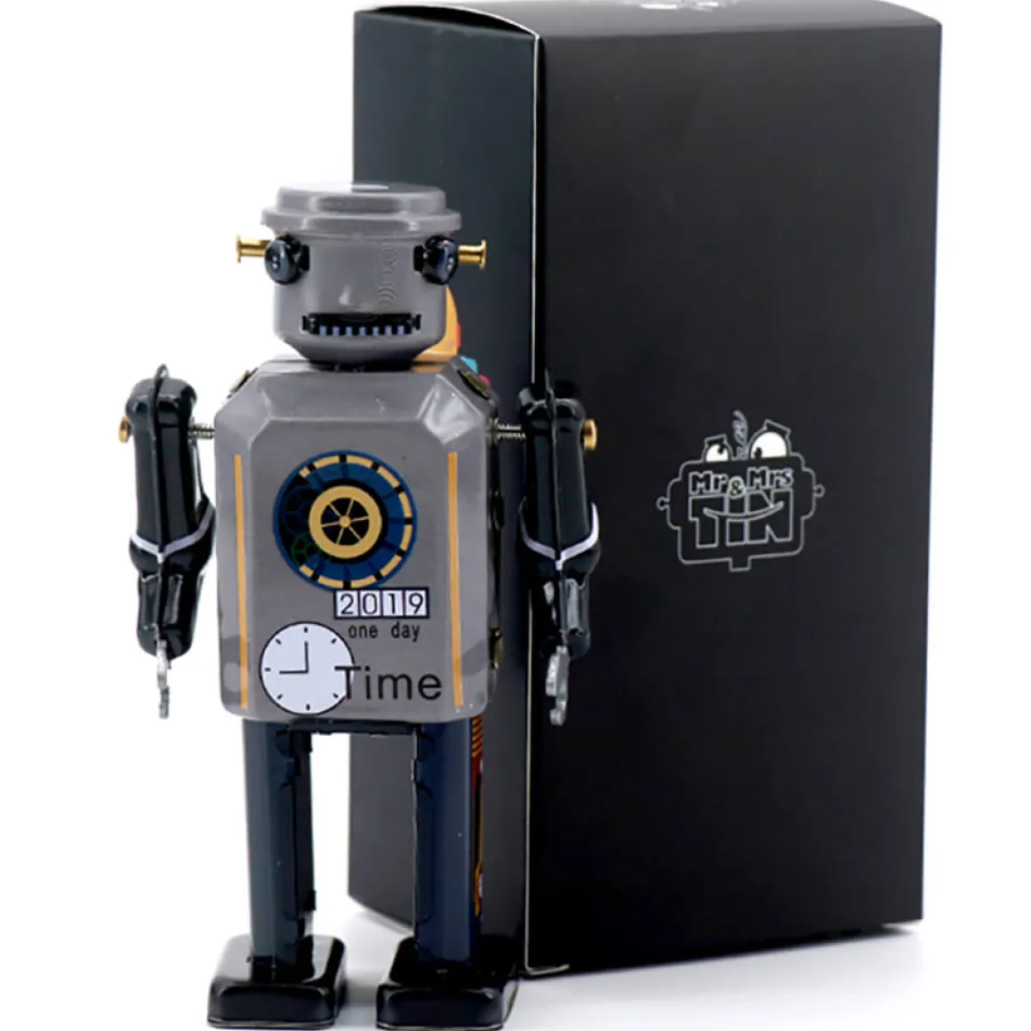 Time Bot Wind Up Tin Robot (Limited Edition) by Mr & Mrs Tin
