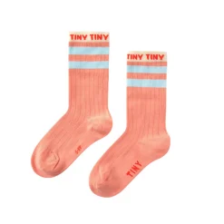 Tiny Medium Socks in Papaya by Tinycottons