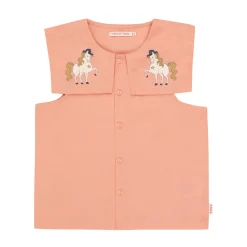 Tinyville Blouse in Papaya by Tinycottons