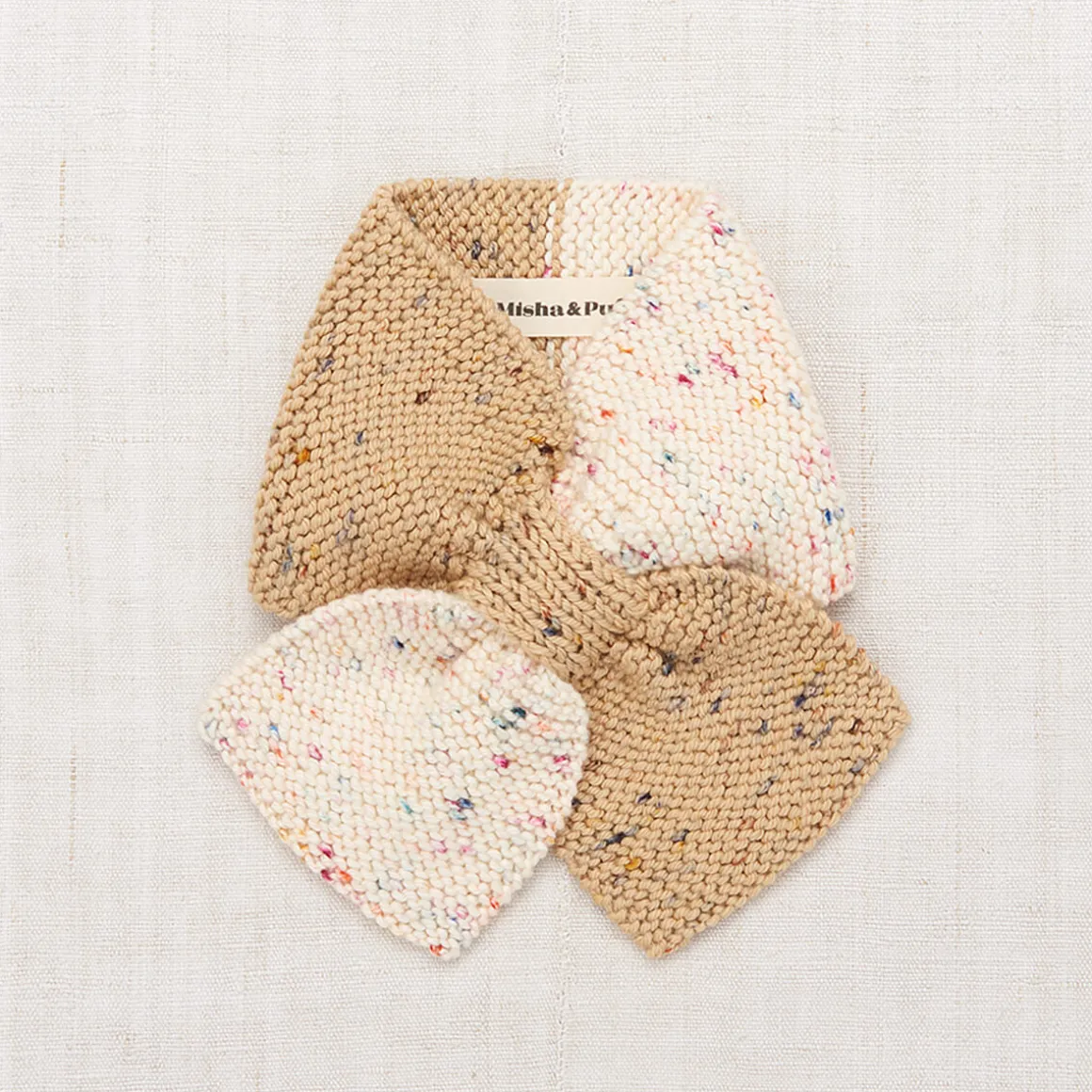 Toboggan Scarf in Camel Confetti by Misha & Puff
