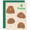 4 Today Age Greetings Card by Maria Ramos for Wrap