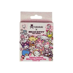 Tokidoki x Hello Kitty and Friends Sakura Festival Enamel Pin Blind Box by Tokidoki