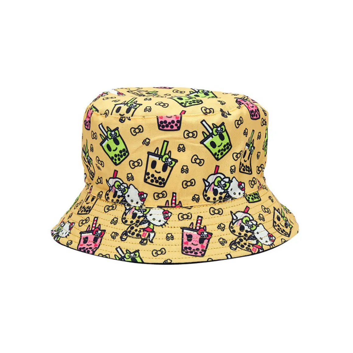 Tokidoki x Hello Kitty Boba Kitty Reversible Bucket Hat by Tokidoki