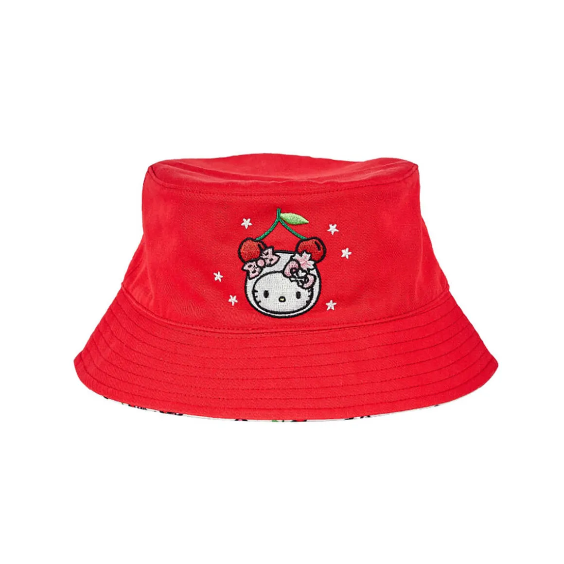 Tokidoki x Hello Kitty Cherry Kitty Reversible Bucket Hat by Tokidoki