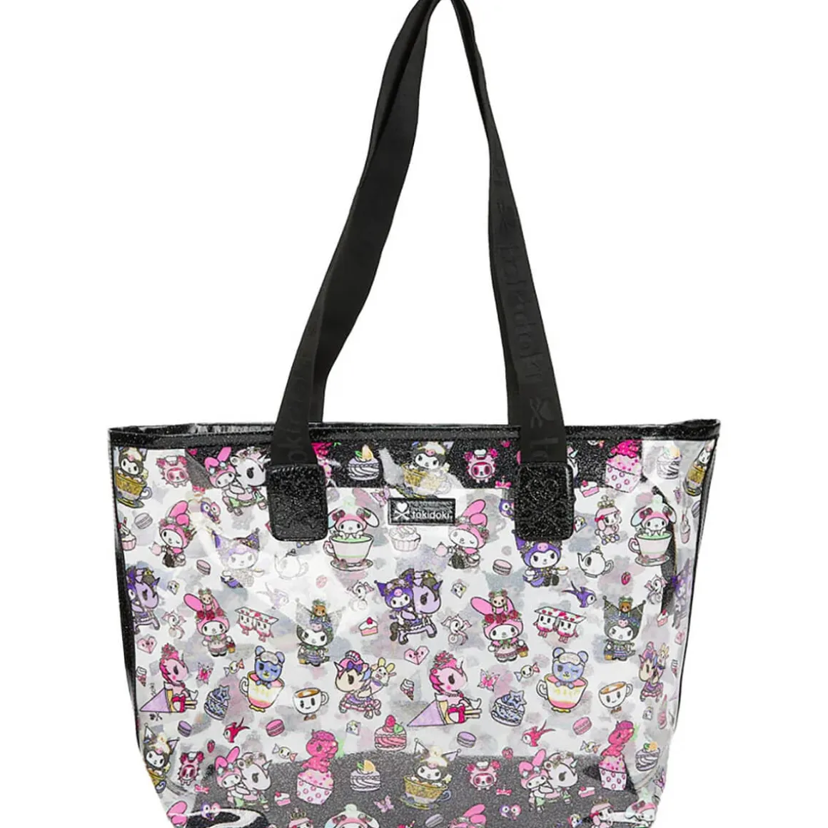 Tokidoki x Kuromi & My Melody Garden Party Clear Tote Bag by Tokidoki