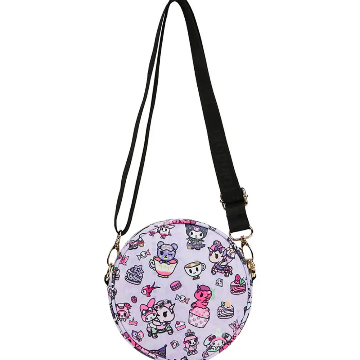 Tokidoki x Kuromi & My Melody Garden Party Round Small Crossbody Bag by Tokidoki