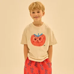 Tomato T-Shirt in Light Beige by Jelly Mallow