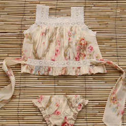 Top & Panty Set in Antoinette Print by Bonjour
