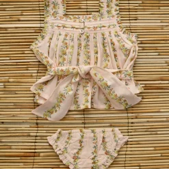 Top & Panty Set in Farandole Flowers by Bonjour