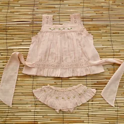 Top & Panty Set in Petal Pink by Bonjour