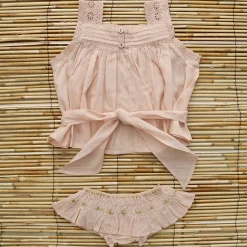 Top & Panty Set in Petal Pink by Bonjour