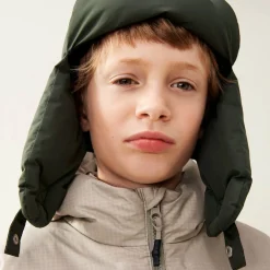 Tori Puffer Hat in Hunter Green by Liewood