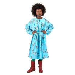 Tortoise Dress in Blue Los Animals by The Animals Observatory - Last One In Stock - 3 Years