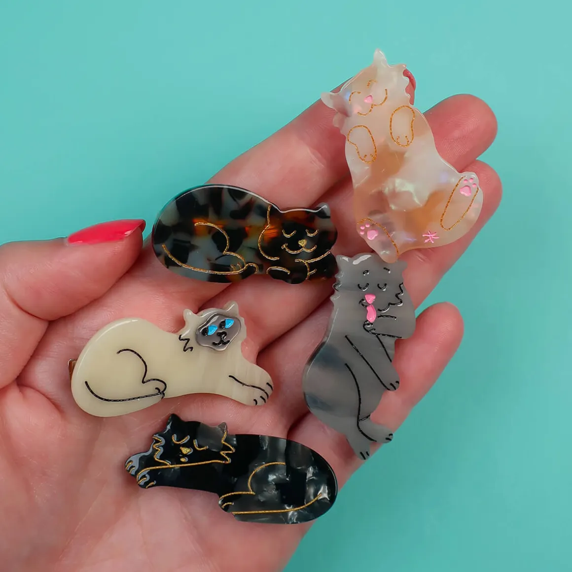 Tortoiseshell Cat Hair Clip by Coucou Suzette