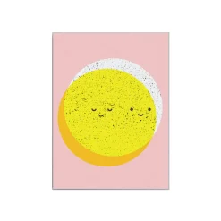 To The Moon And Back Greetings Card by Scout Editions