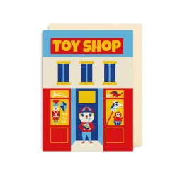 Toy Shop Mini Greetings Card by Ingela P. Arrhenius for Lagom Design