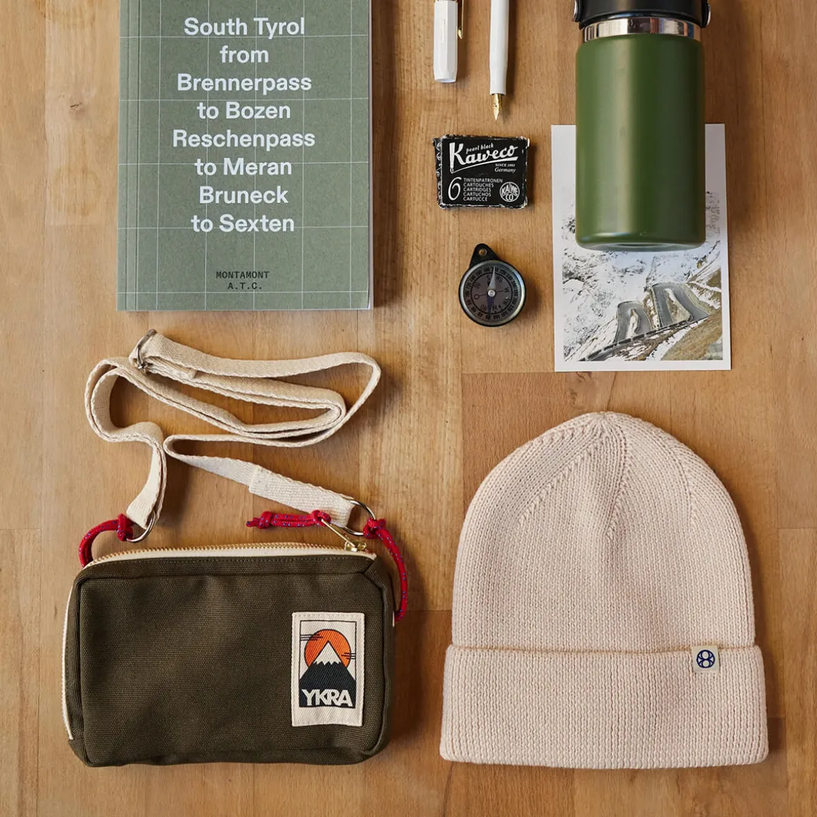 Travel Case in Khaki by YKRA