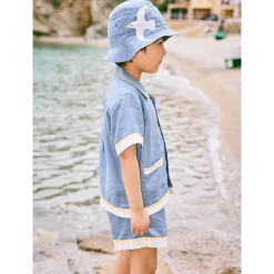 Traveler Short in Blueslate by Misha & Puff