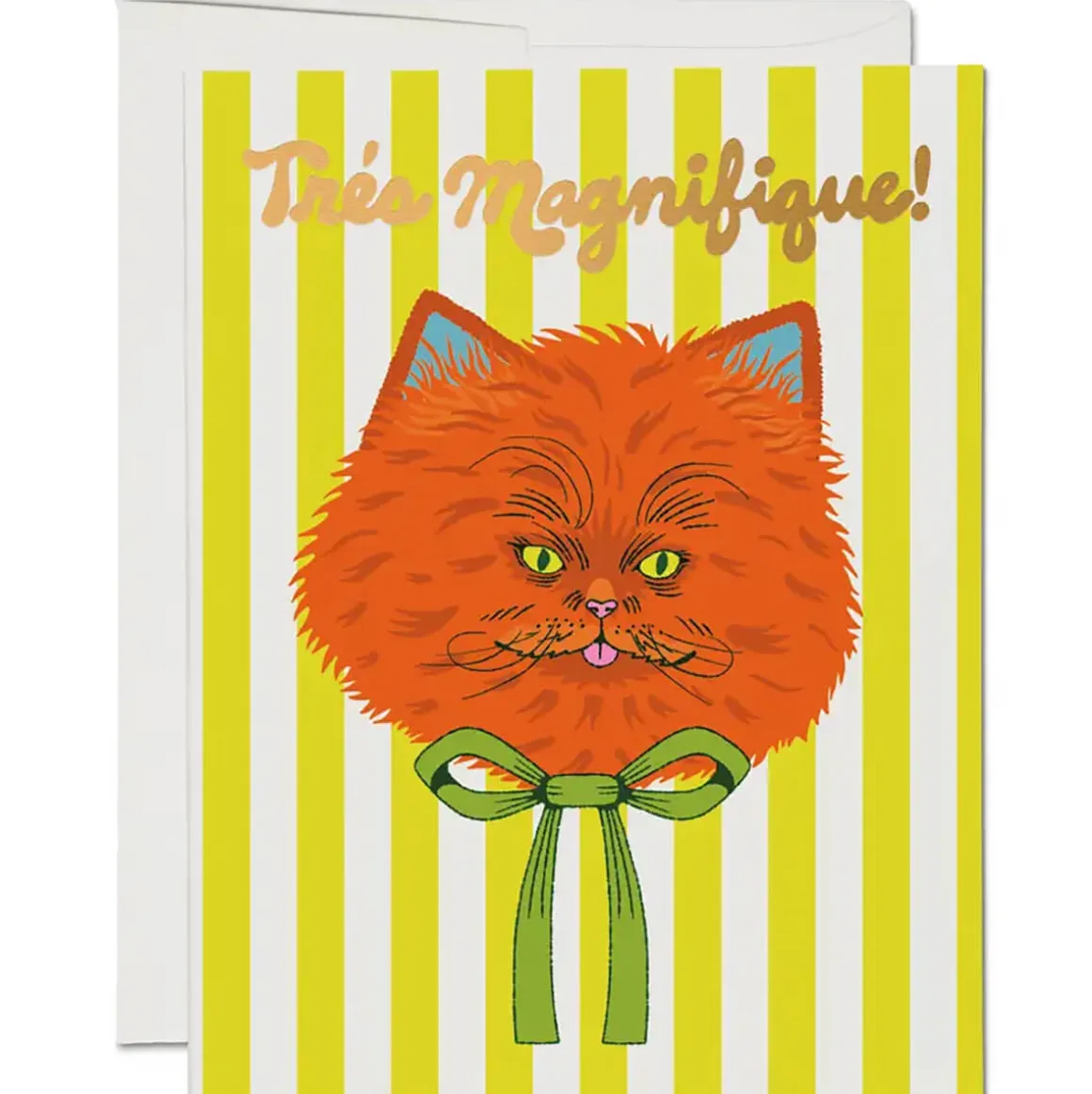 Tres Magnifique Greetings Card by Red Cap Cards