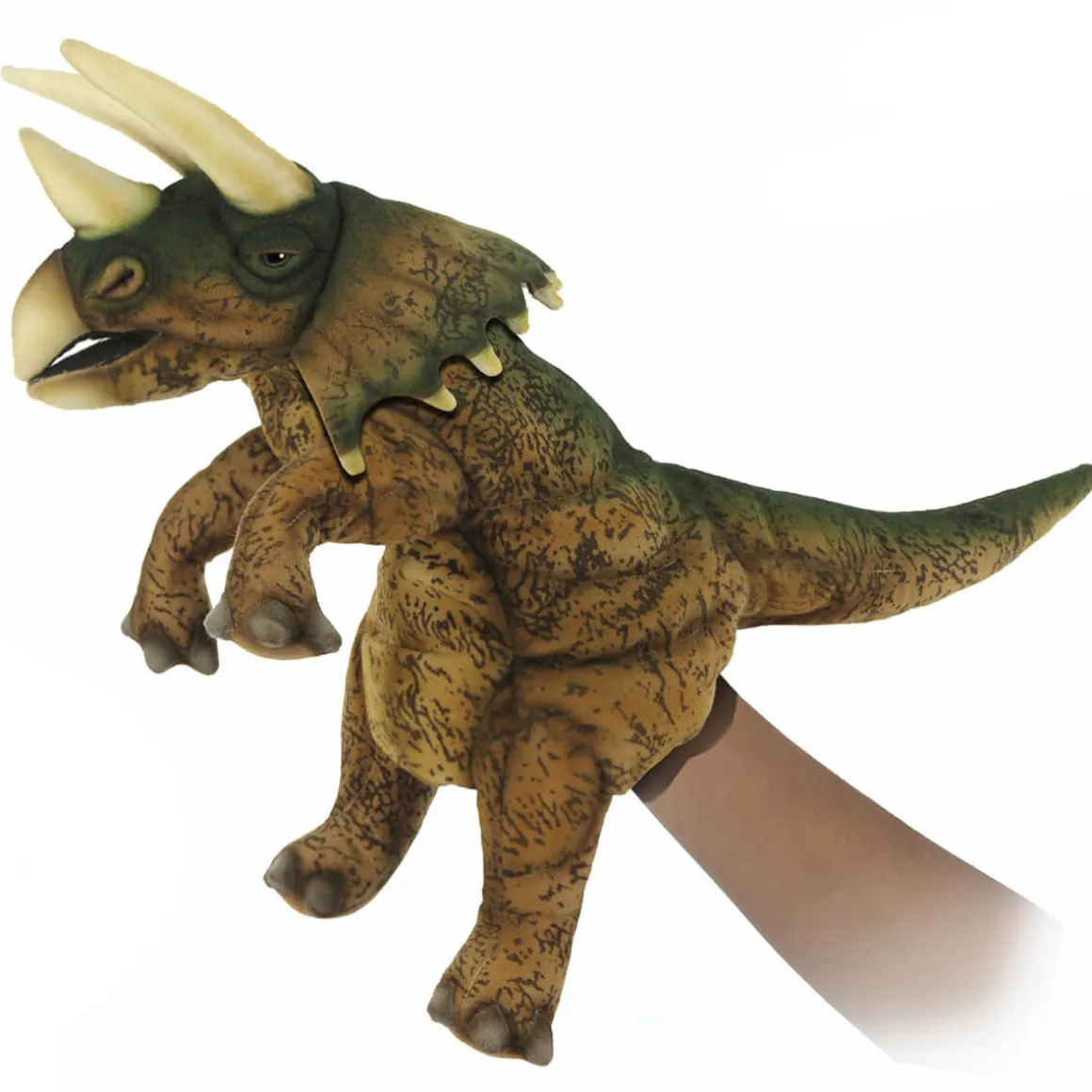 Triceratops Hand Puppet (43cm) by Hansa