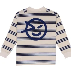 Triple Stripe Tee in Ecru / Navy by Wynken - Last Ones In Stock - 2-6 Years
