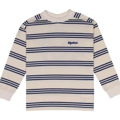 Triple Stripe Tee in Ecru / Navy by Wynken - Last Ones In Stock - 2-6 Years