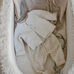 Tristan Pants in Ecru by 1+ in the Family - Last Ones In Stock - 12-18 Months