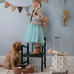 Trolley in Blue Multi Dots by Maileg