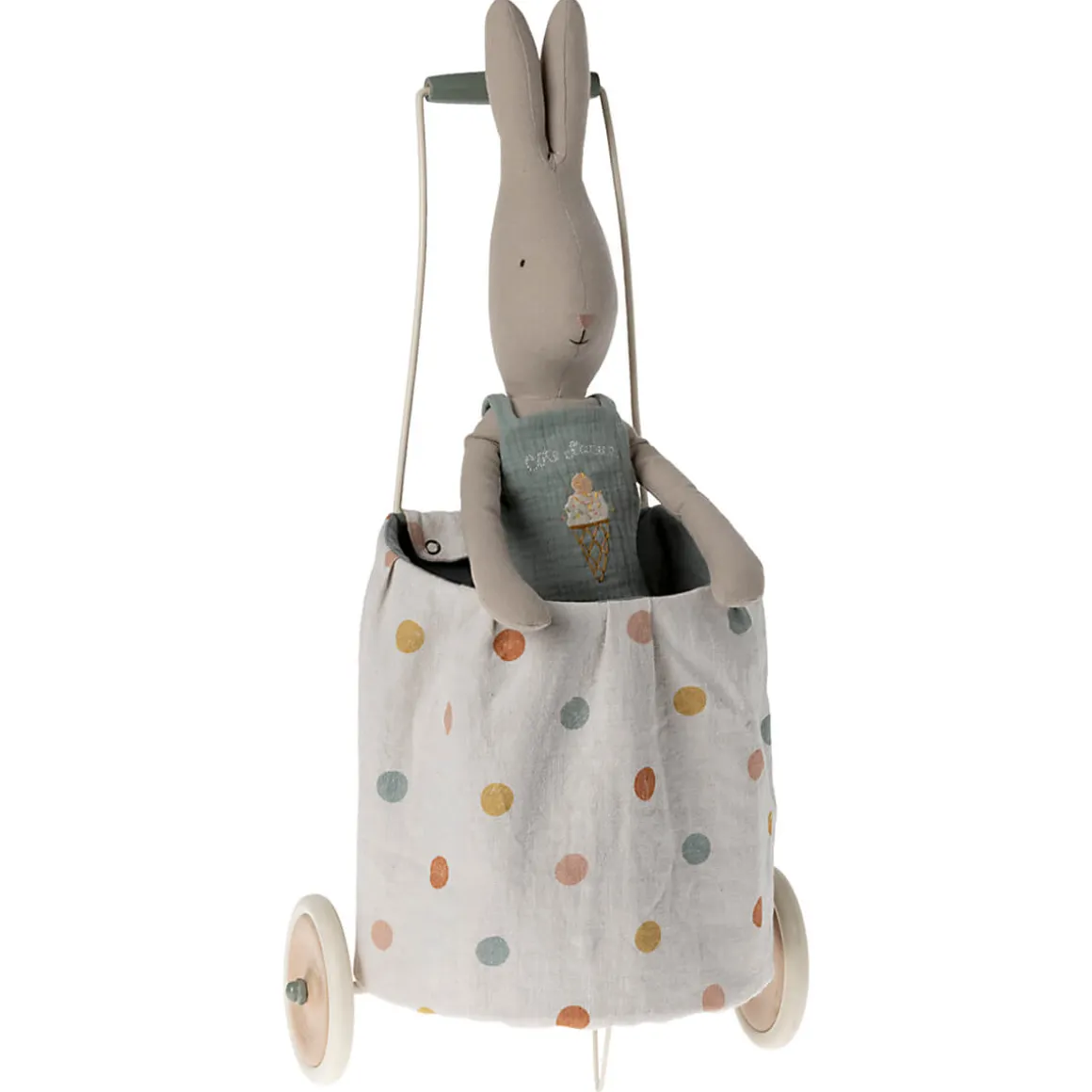 Trolley in Blue Multi Dots by Maileg