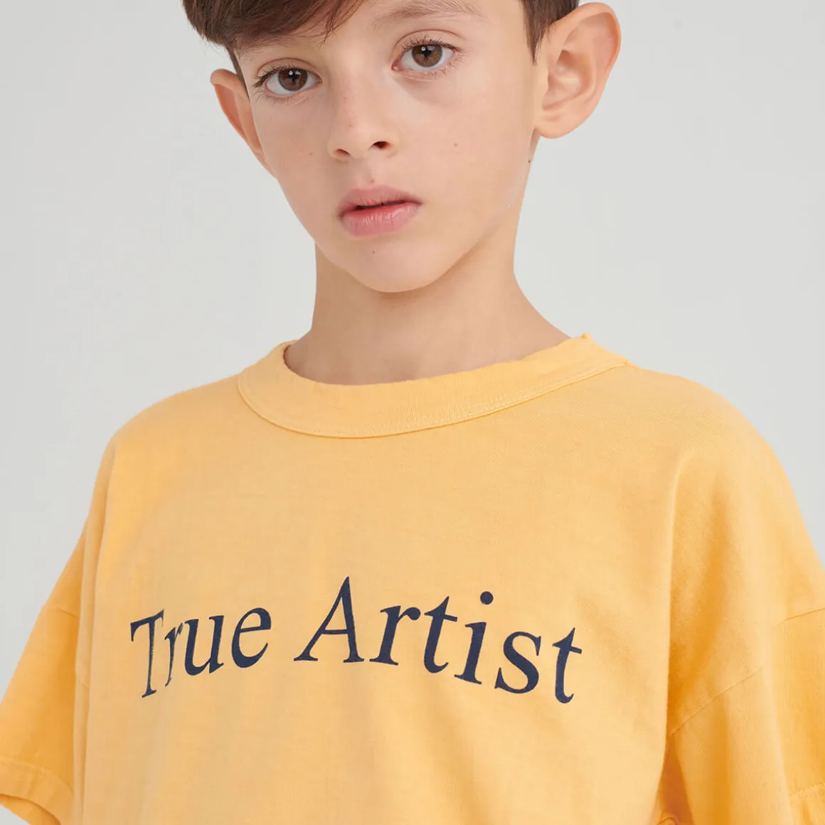 T-Shirt nº01 in Apricot Cream by True Artist
