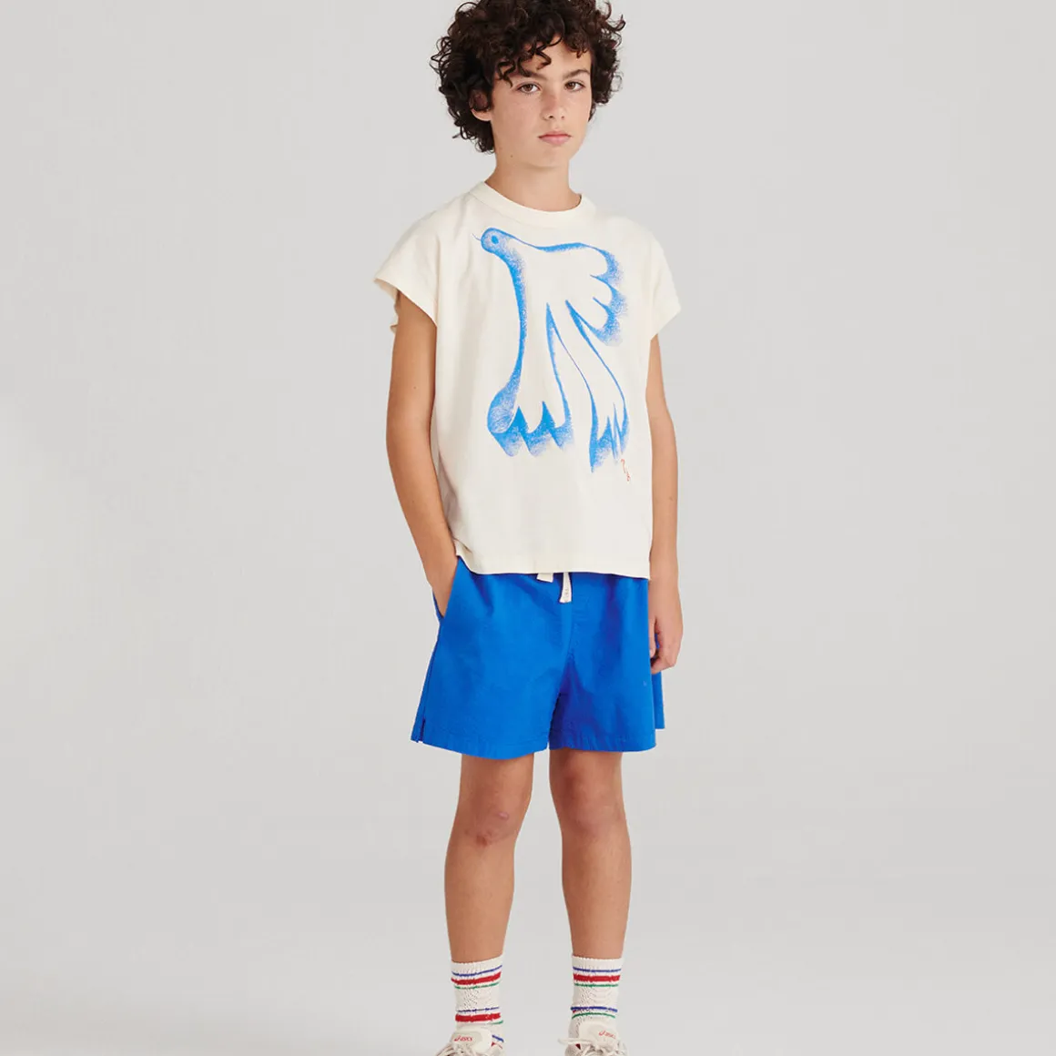T-Shirt nº07 in Cream by True Artist