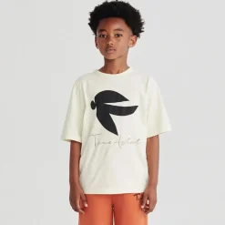 T-Shirt nº05 in Ecru Cream by True Artist