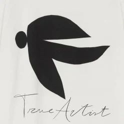 T-Shirt nº05 in Ecru Cream by True Artist