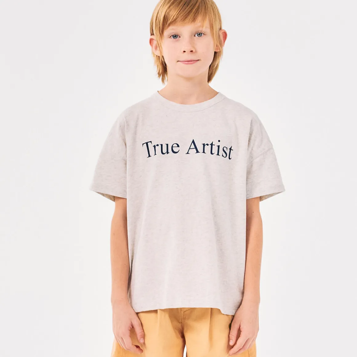 T-Shirt nº01 in Grey Melange by True Artist