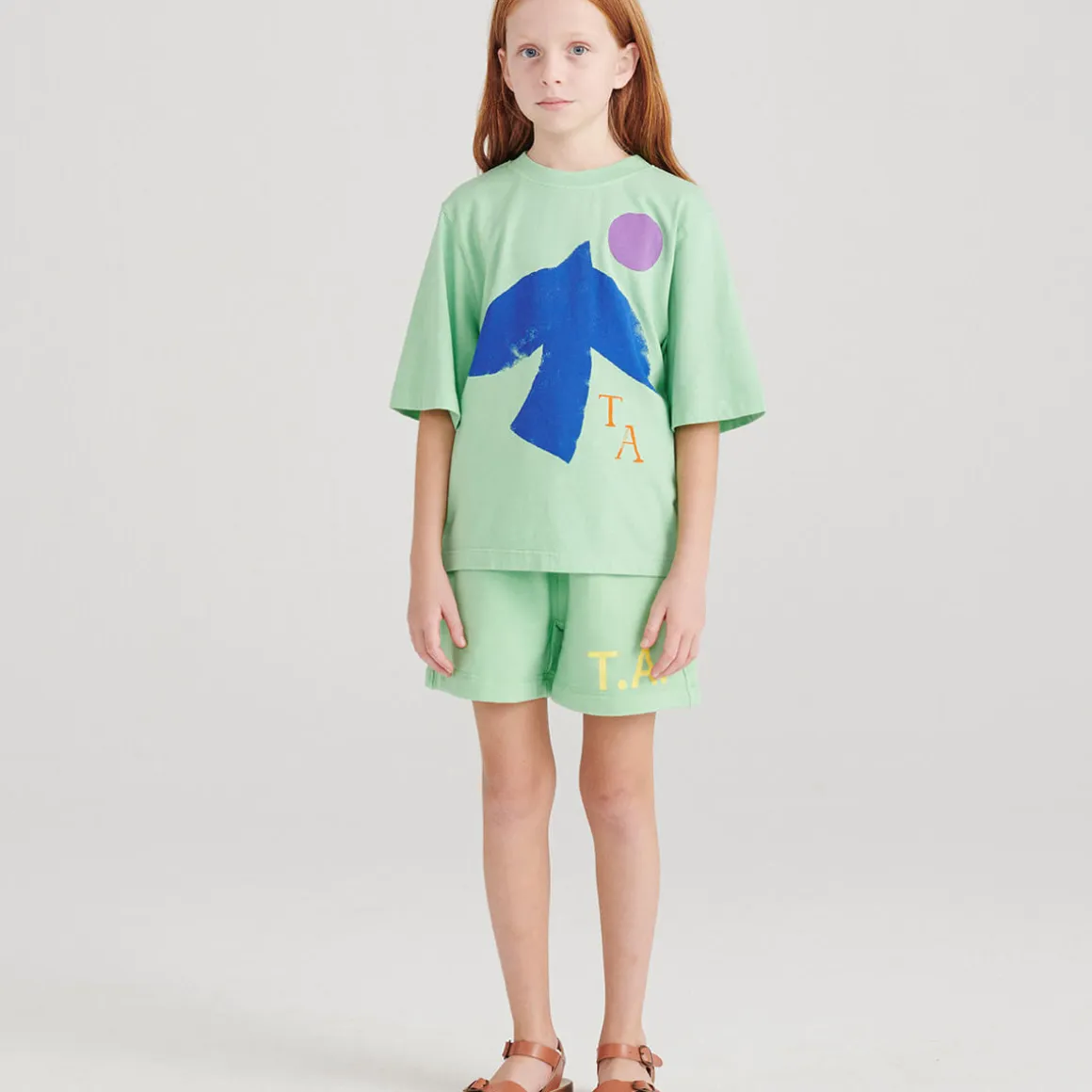 T-Shirt nº05 in Nile Green by True Artist