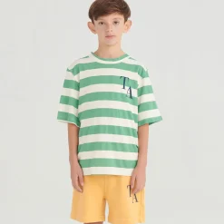 T-Shirt nº05 in Soft Green by True Artist
