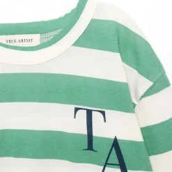 T-Shirt nº05 in Soft Green by True Artist