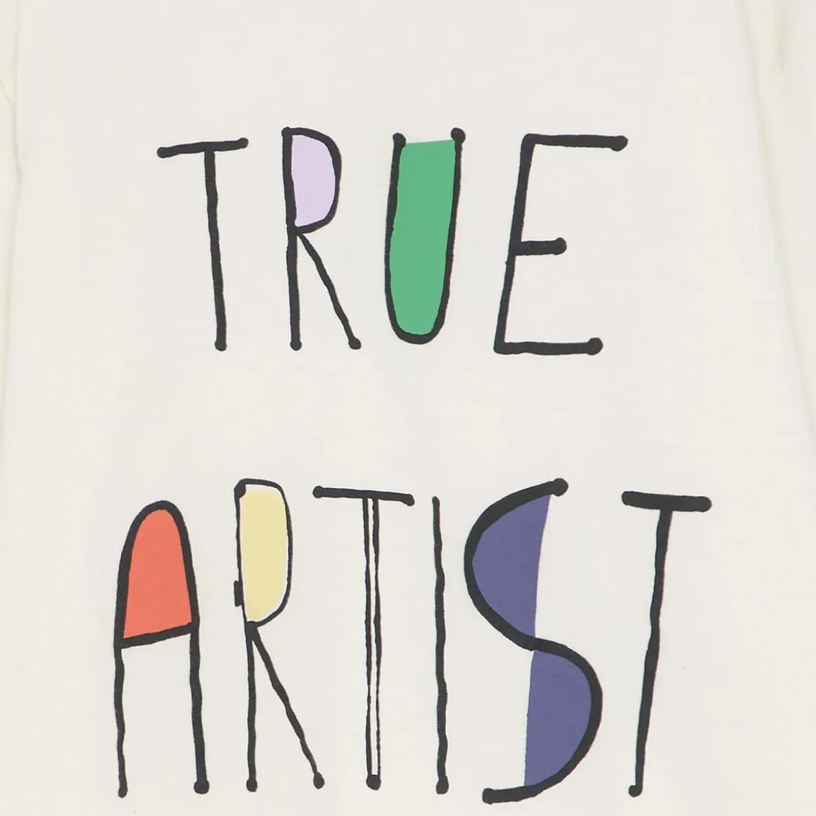 T-Shirt nº05 in True Ivory White by True Artist
