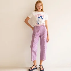 TTBS Club Tee in Off White by The Tiny Big Sister - Last Ones In Stock - EUR 34-38 (UK 6-10)