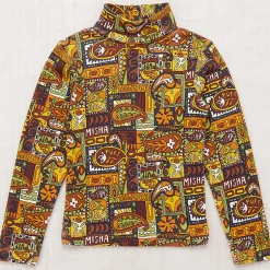 Turtleneck in Fox Groovy Paisley by Misha & Puff