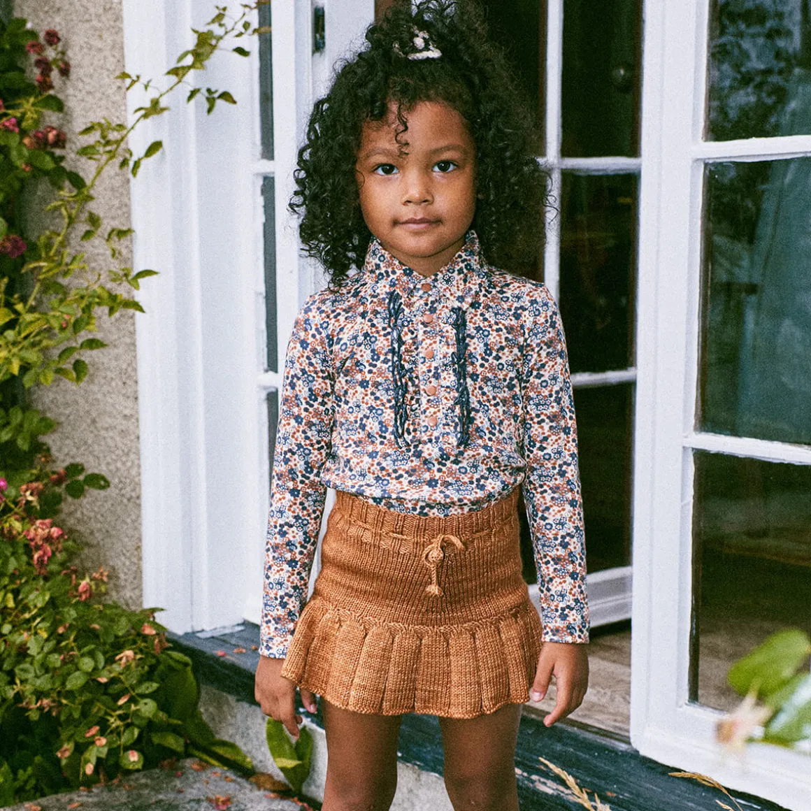 Turtleneck in String Tisbury Garden by Misha & Puff - Last One In Stock - 10 Years