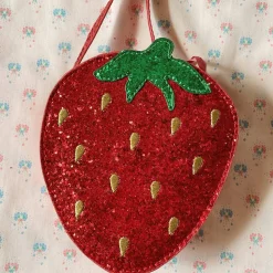 Tut Strawberry Shoulder Bag in Barbados Cherry by Konges Slojd