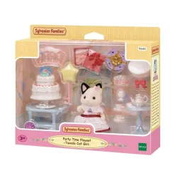 Tuxedo Cat Girl Party Time Playset by Sylvanian Families