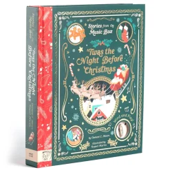 Twas The Night Before Christmas Music Box Story Book by Clement C. Moore & Raquel Martin
